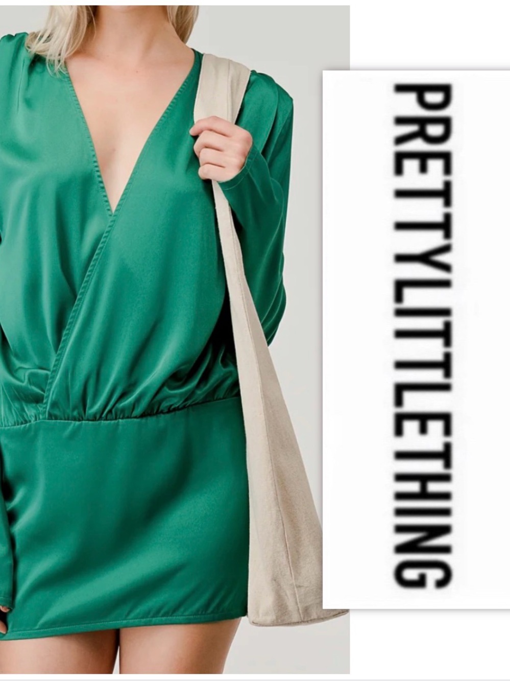 Pretty Little Thing Green Dress